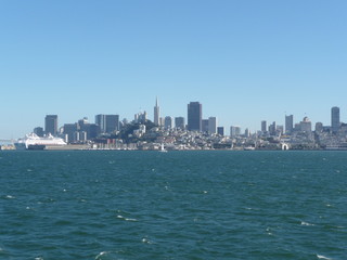 Naklejka premium San Francisco. City of the United States of America