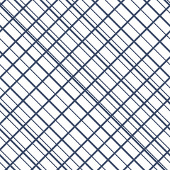 Linear abstract, diagonal lines, seamless pattern isolated on white background. Vector illustration. 