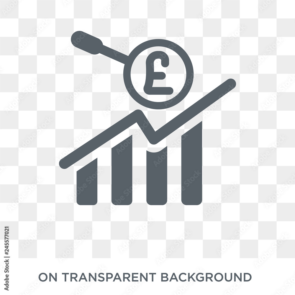 Poster ebitda icon. ebitda design concept from ebitda collection. simple element vector illustration on tra
