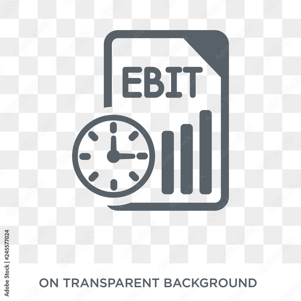 Poster ebit icon. ebit design concept from ebit collection. simple element vector illustration on transpare