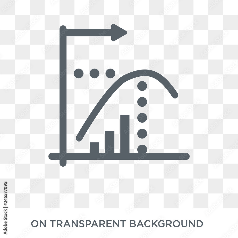 Poster diminishing returns icon. diminishing returns design concept from diminishing returns collection. si