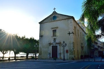  controluce Chiesa Barocco Sicilia..