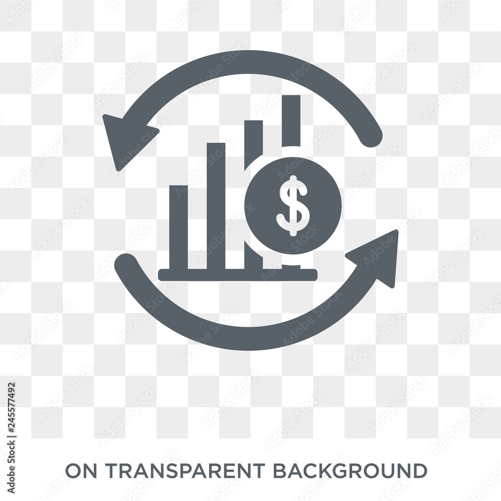 Poster business cycle icon. business cycle design concept from business cycle collection. simple element ve