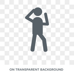 Running icon. Trendy flat vector Running icon on transparent background from Activity and Hobbies collection. High quality filled Running symbol use for web and mobile