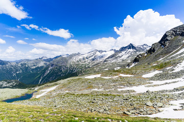 Fototapeta na wymiar Wandern in den Alpen rund um Bad Gastein