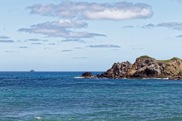 Naklejka premium Anse l'etang point in Tartane, Caravelle peninsula - Martinique FWI