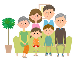 三世代家族 ファミリー
