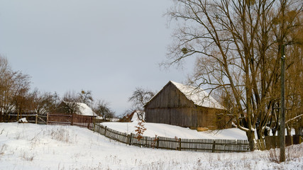 Zima w dolinie Górnej Narwi, Podlasie, Polska © podlaski49