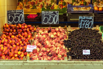 Fruit on the market.