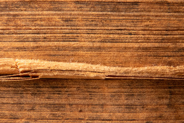 sheets of a closed old book in profile texture