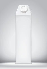 Mockup for carton packaging drinks. 