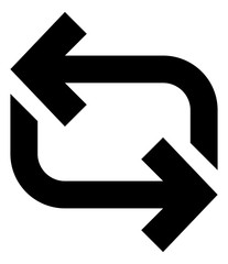Repeat Sync Loop Vector Icon.eps