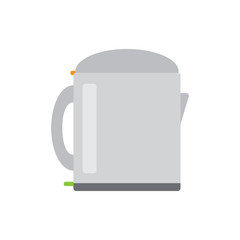 kettle colored flat icon vector design illustration