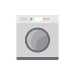 washing machine colored icon vector design illustration