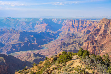 Majestic Vista of the Grand Canyon at Dusk