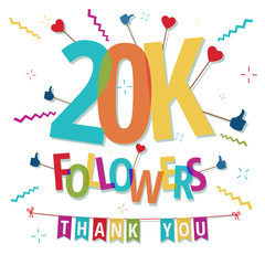 20000 followers thank you