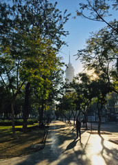 MAÑANA EN LA ALAMEDA DE LA CIUDAD DE MEXICO