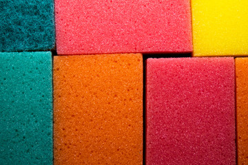 Fototapeta premium colorful dish sponges