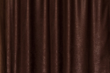 Brown fabric curtain, award background