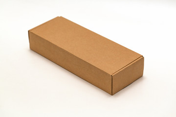 Cardboard Box isolated on a White background 
