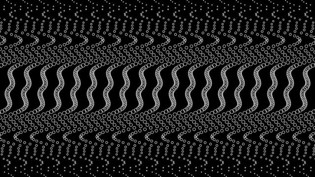 Motion background with moving geometric shapes.