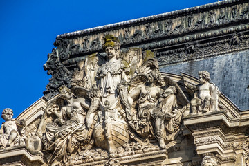 Obraz premium Museo del Louvre, Parigi, Francia