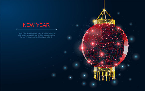 Chinese New Year Color vector illustration.