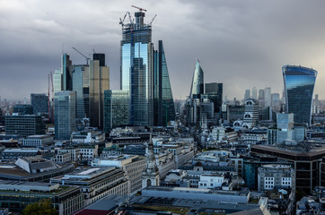 The City of London seen from St Paul's Cathedral
