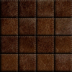 Fototapeta premium seamless leather patchwork background