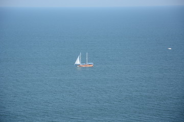 sailboat on the sea