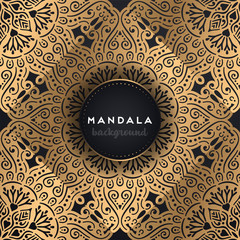 luxury ornamental mandala design background