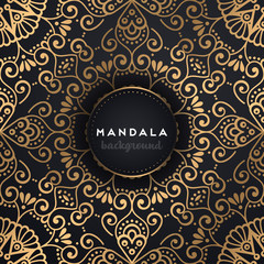 luxury ornamental mandala design background