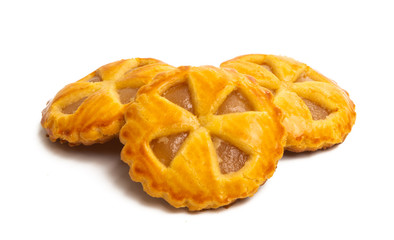 biscuits with jam isolated