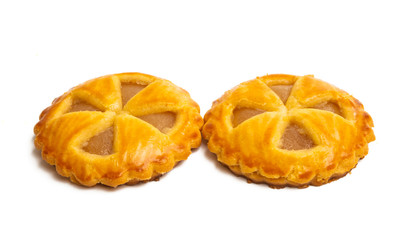 biscuits with jam isolated