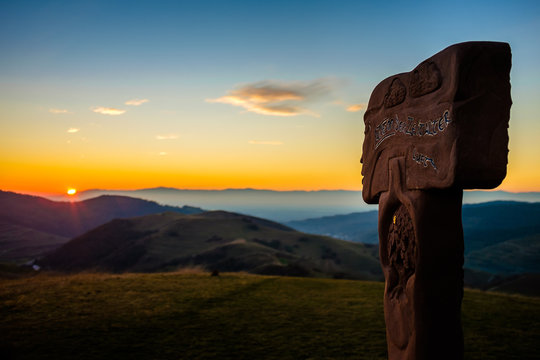 Blick in den Sonnenuntergang