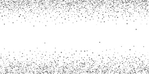 Silver glitter confetti