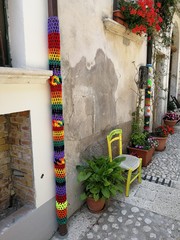 San Lorenzello - Pluviali all'uncinetto