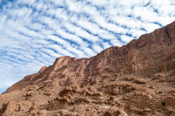beautiful desert landscape of Todra Gorge in high atlas in morocco