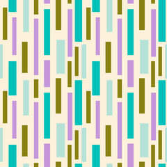 Seamless abstract background with squares, vertical lines. Infinity geometric pattern. Vector illustration.  