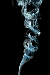 smoke on a dark background