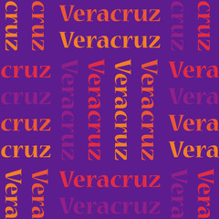 Veracruz, Mexico seamless pattern