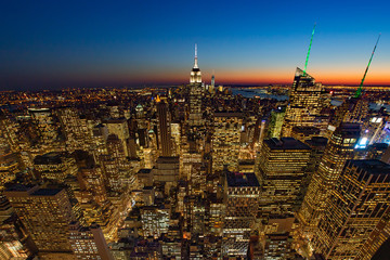 Panele Szklane  Światło życia z Nowego Jorku, Manhattanu, USA