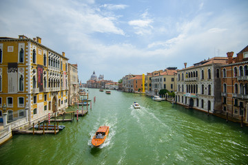 VENICE, ITALY - AUGUST 10, 2017: famous grand canale, Venice, Italy