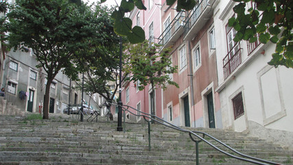 Lisbon; The step roads in the city