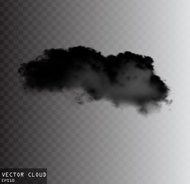 Vector smoke cloud illustration