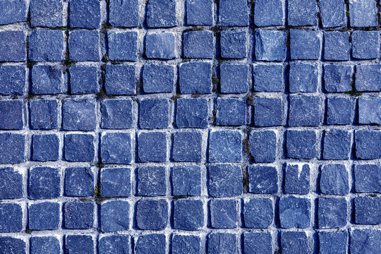 Blue Slate Wall Texture Background Stone Wall Tile Old Floor Pattern