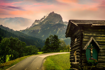 Fototapeta na wymiar Landschaft in Österreich