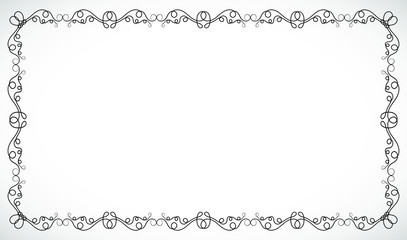 Frame for design drawn in vector illustration eps 10