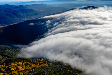 Clouds in the valley (Collsacabra Mountains, Catalonia, Spain)