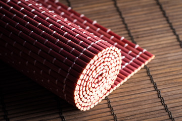 Bamboo mat background